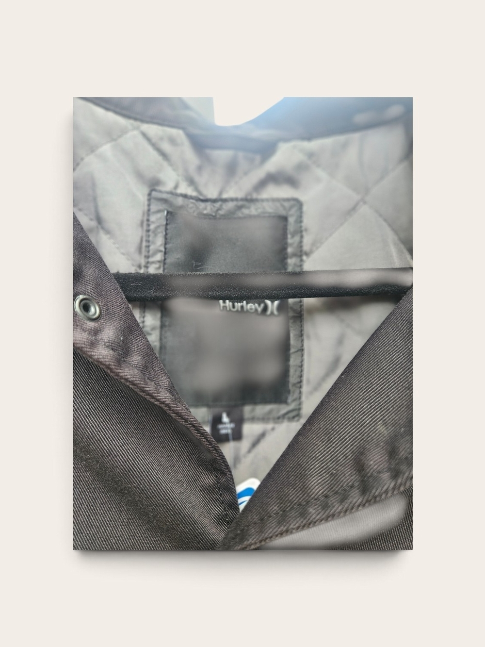 Hurley Black Lightweight Button-Front Shirt Jacket - Picture 2 of 4